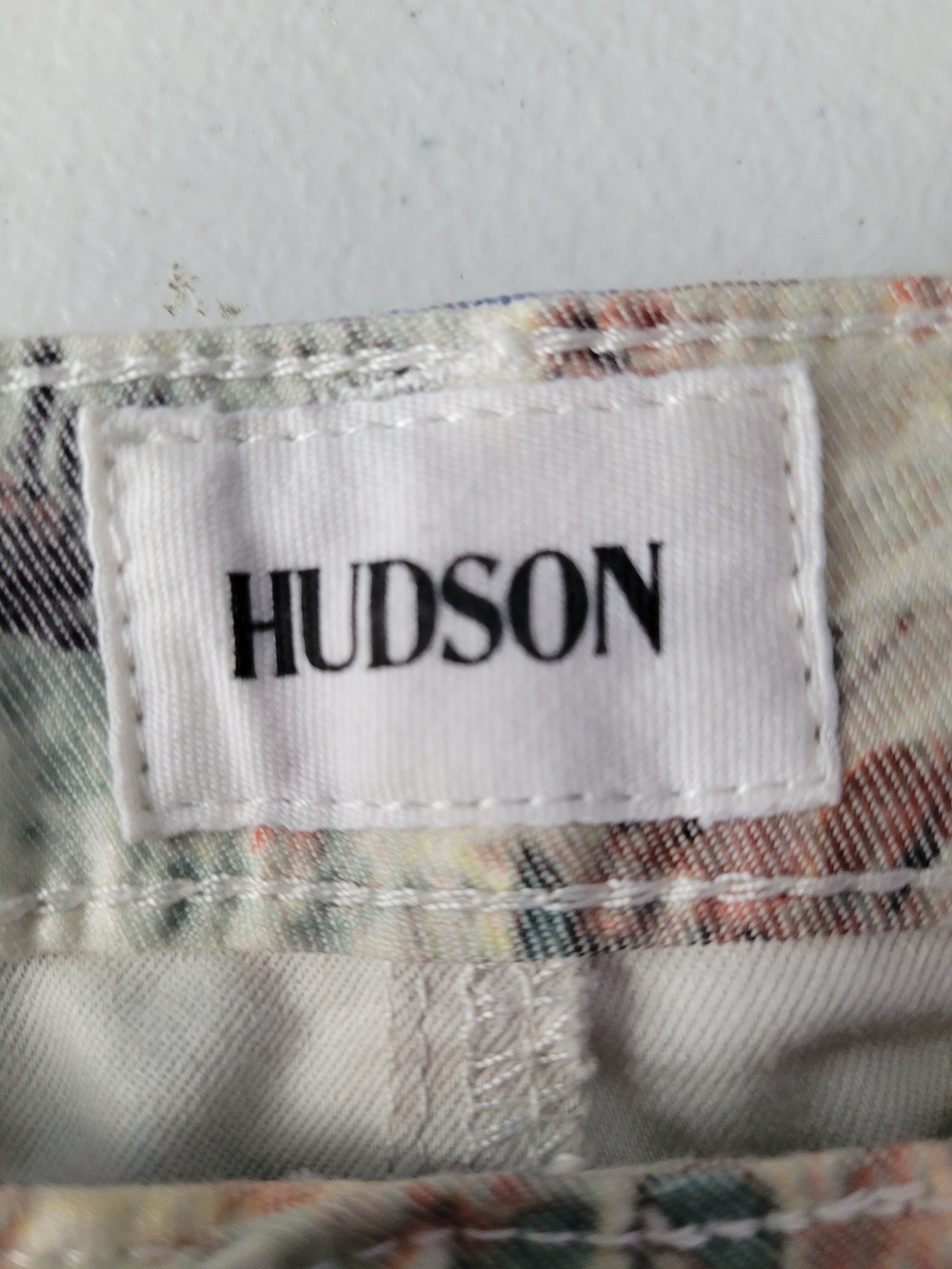 Hudson Jeans Kids Floral Print Cream Jeans - Picture 2 of 6